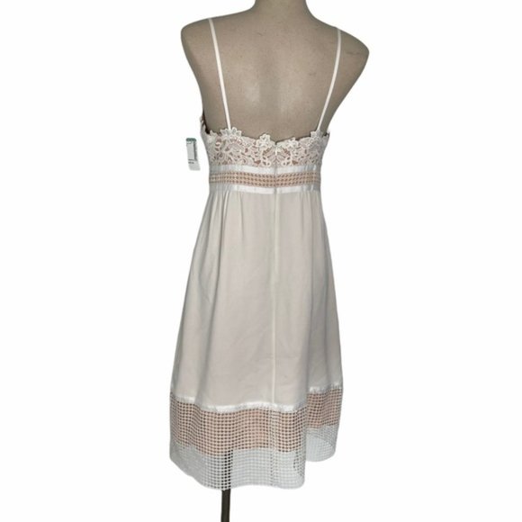 THEORY Melaena Ivory Elevate Crepe Dress NWT 8 - Picture 6 of 15